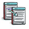 Internal links for SEO Hand drawn image representing internal links
