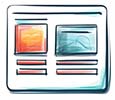 Web redesign layout Image
