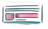 Web redesign layout Image