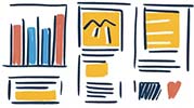 Increase website Traffic hand drawn web layout