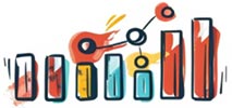 Increase website traffic hand drawn image of a graph