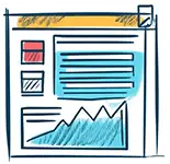 Successful Branding Hand drawn image of representation of a successful brand