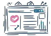 Defining the brand hand drawn image representing brand definition
