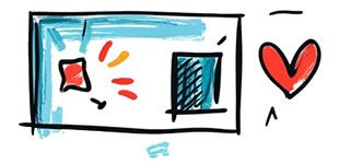 Capture email addresses hand drawn image of adverts