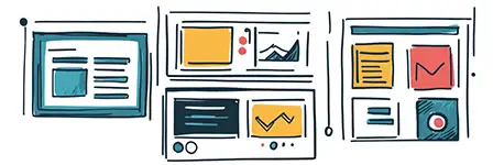 How Can I Drive Traffic to My Website? hand drawn representation of how to drive traffic to a website