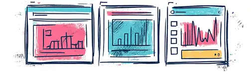 Website redesign SEO hand drwan image of a website redesign