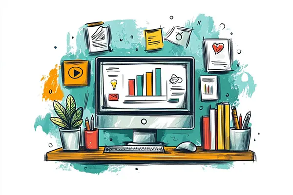 How to capture email addresses Hand drawn image of multi channel marketing