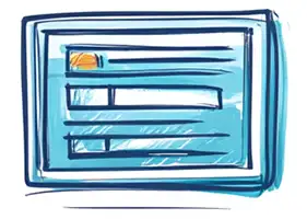 Meta Description Best Practice hand drawn image representing a search listings