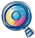 Meta Description Best Practice hand drawn image representing a magnifying glass