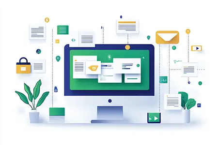 marketing automation representation of a marketing automation system