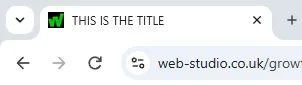 This is the title of your website page This is the title